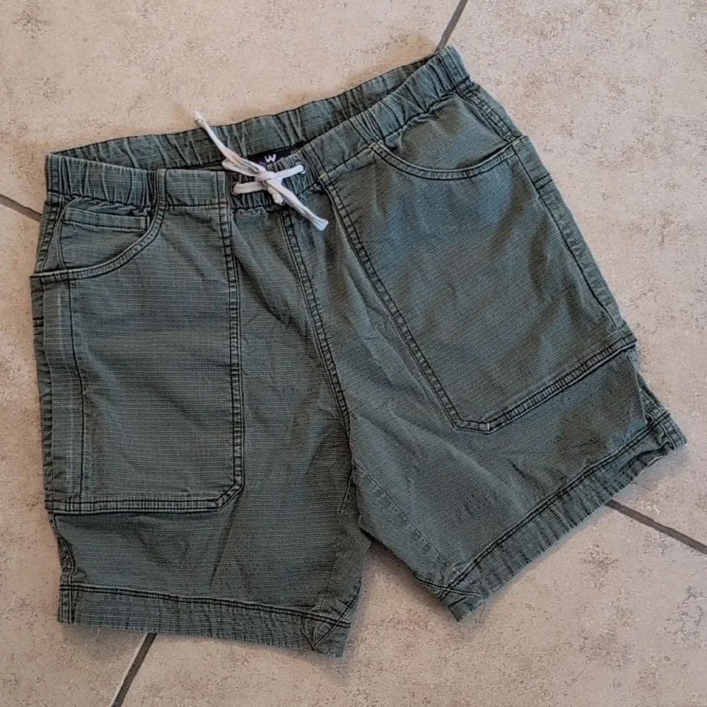 Without Walls Rip Stop Active Green Casual Shorts - Size S